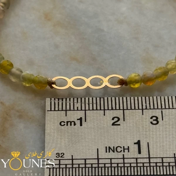 دستبند چهارحلقه طلا لیزری